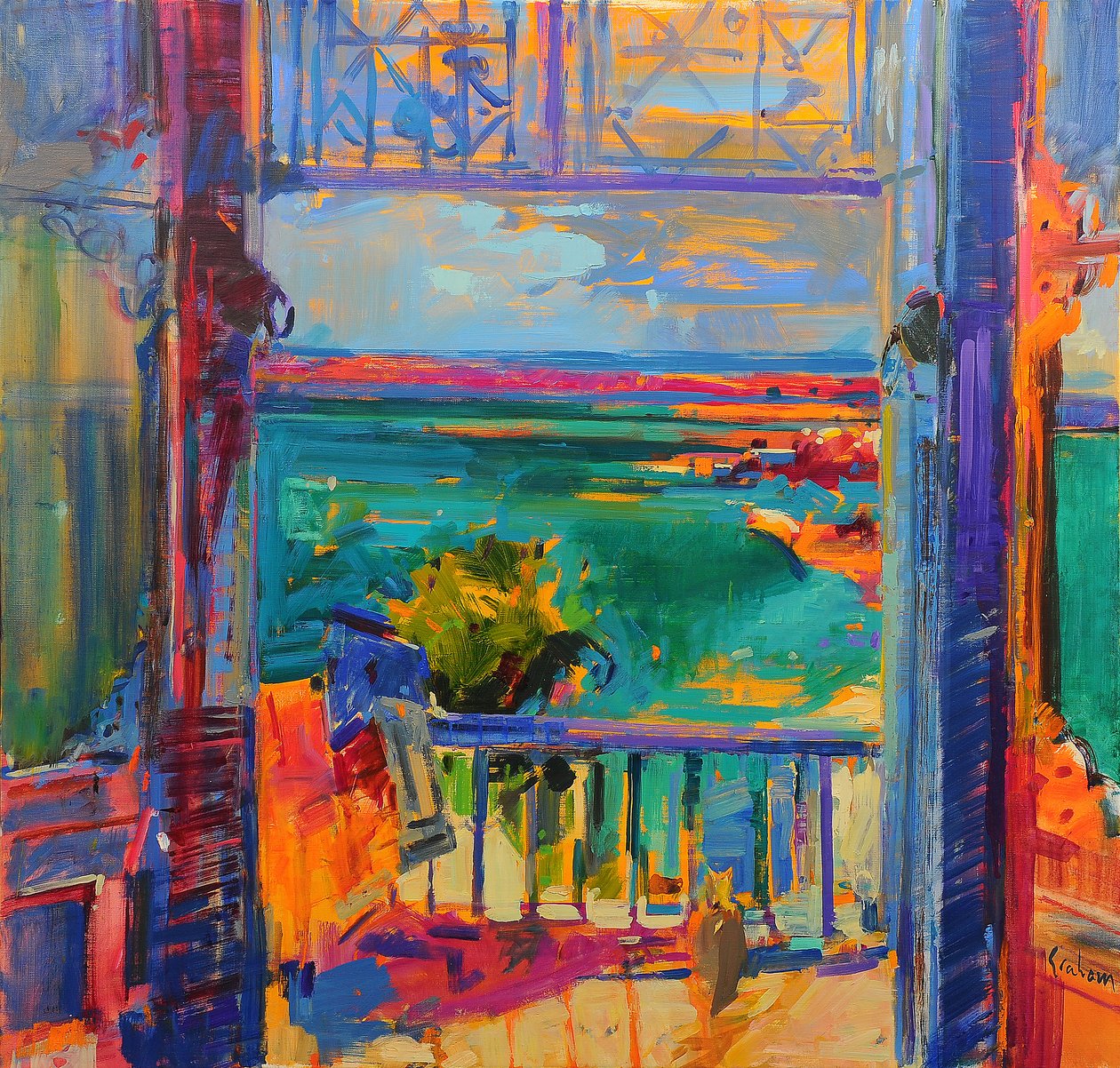 Balcão de Paraíso de Peter Graham (Contemporary)