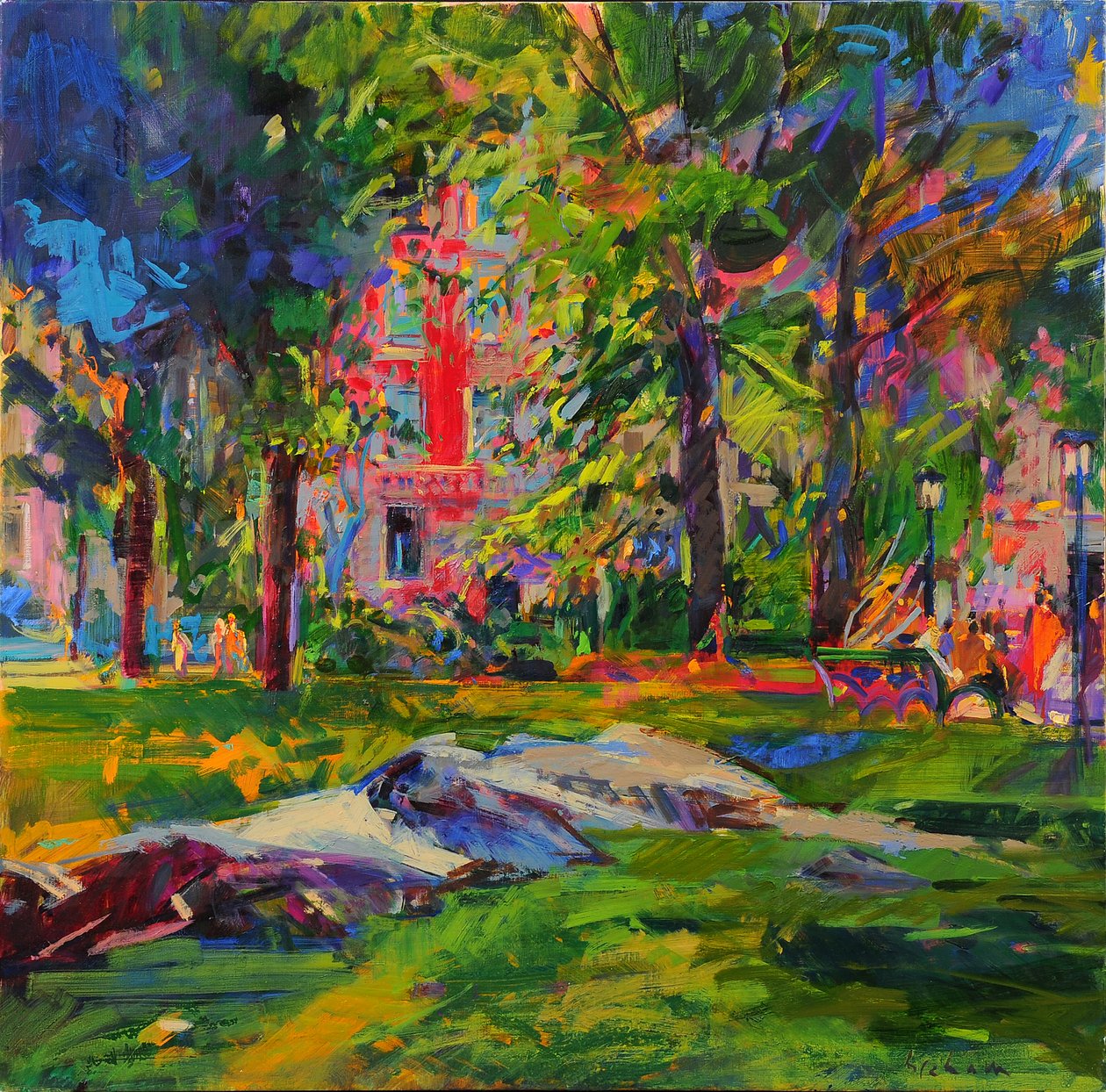 Cedar Hill, Central Park de Peter Graham (Contemporary)