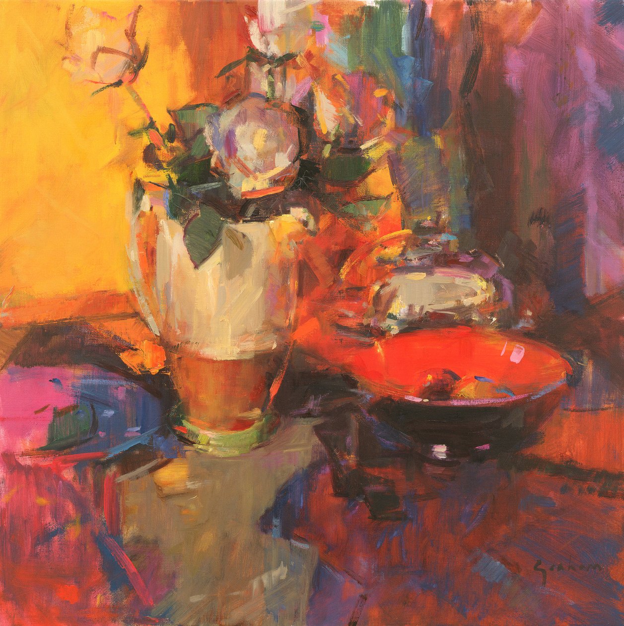 Clarice Cliff Rose Table de Peter Graham (Contemporary)