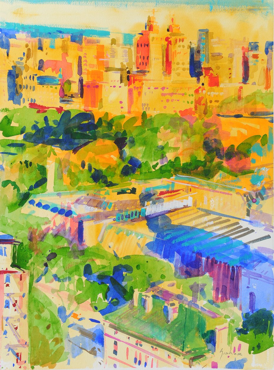 Quinta Avenida sombras sobre o Metropolitan de Peter Graham (Contemporary)