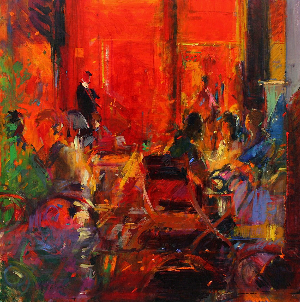 Grande Café, Ceret de Peter Graham (Contemporary)