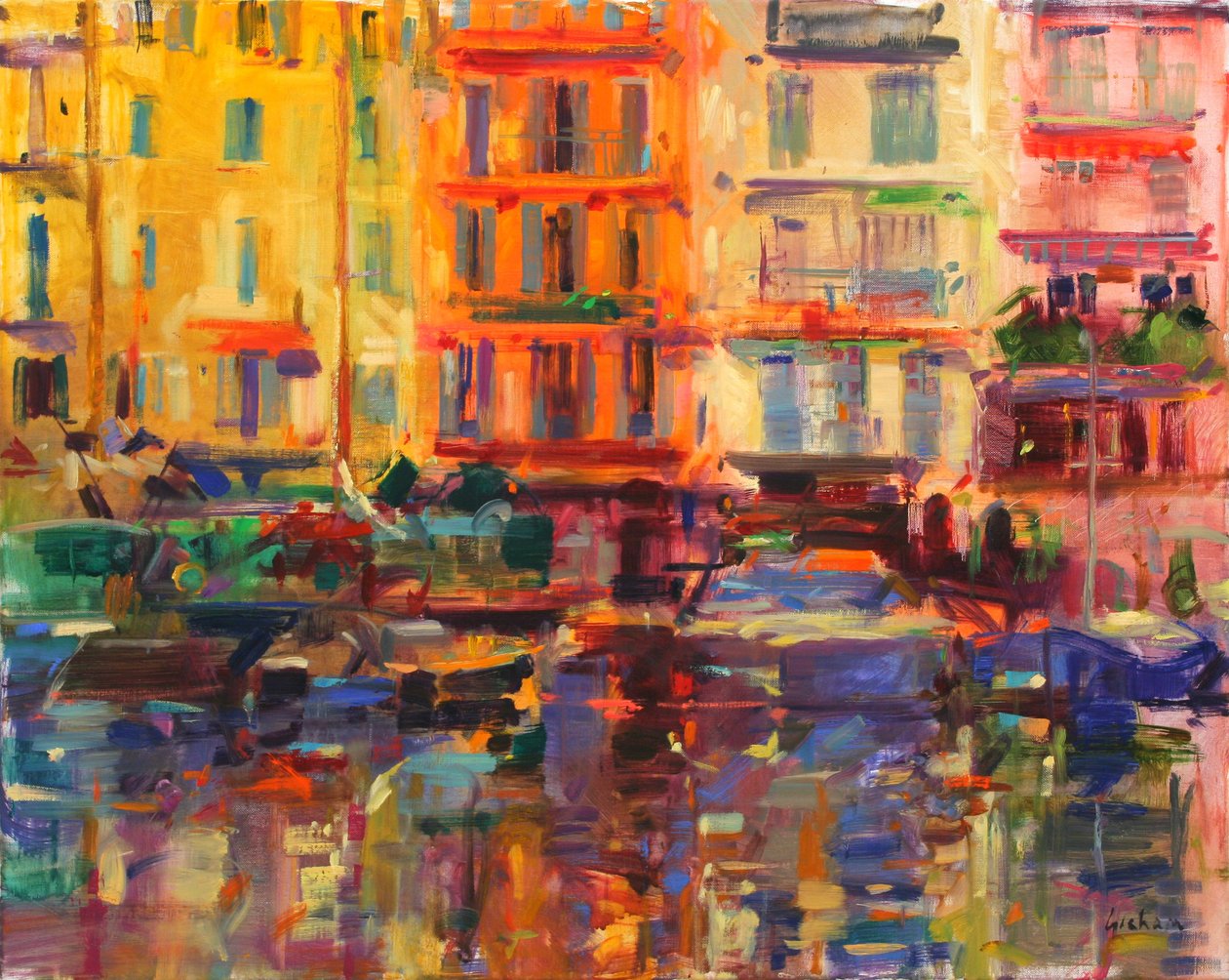 Grand Harbour, Cannes de Peter Graham (Contemporary)