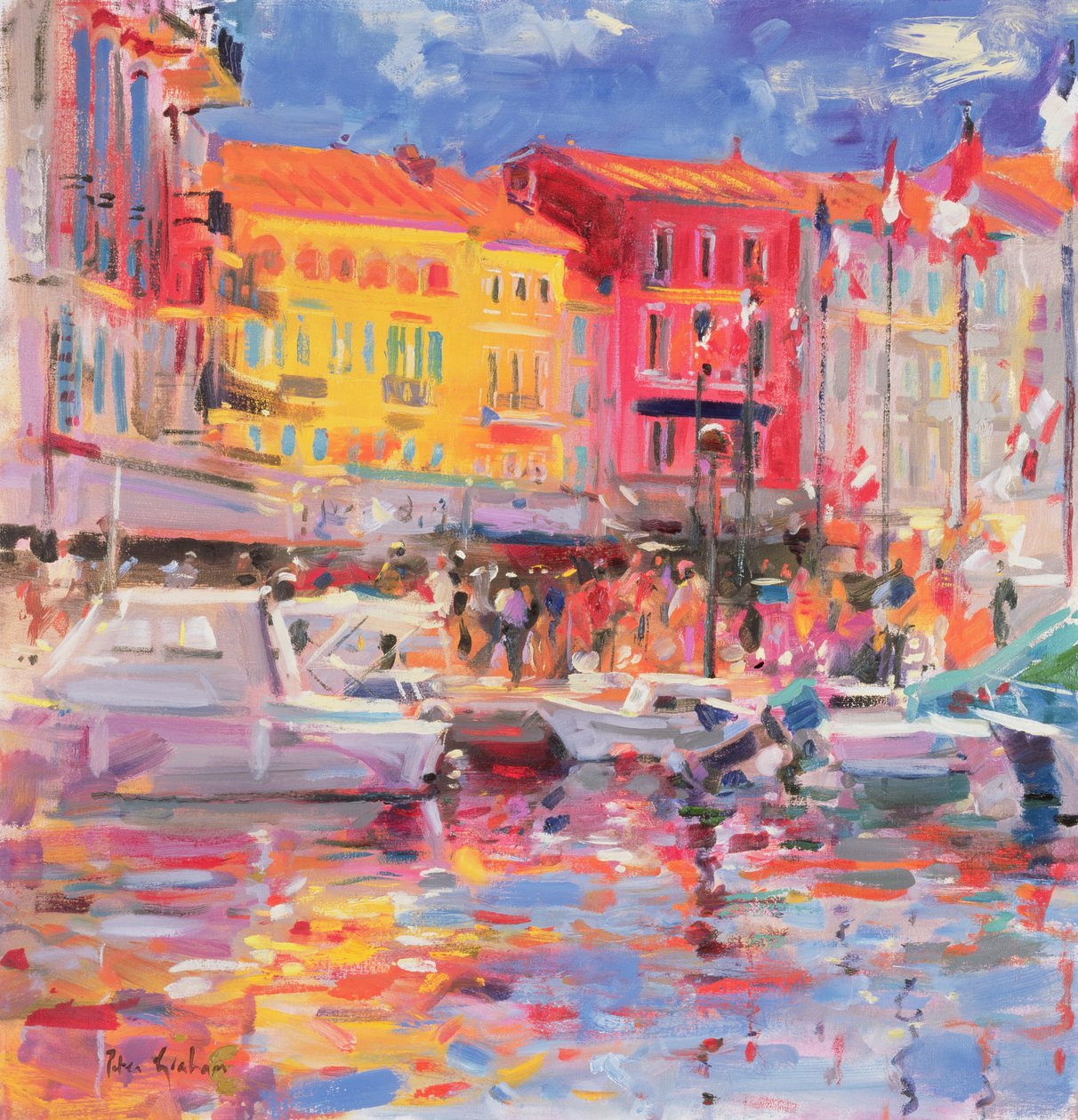 O Porto de St Tropez, 2002 de Peter Graham (Contemporary)