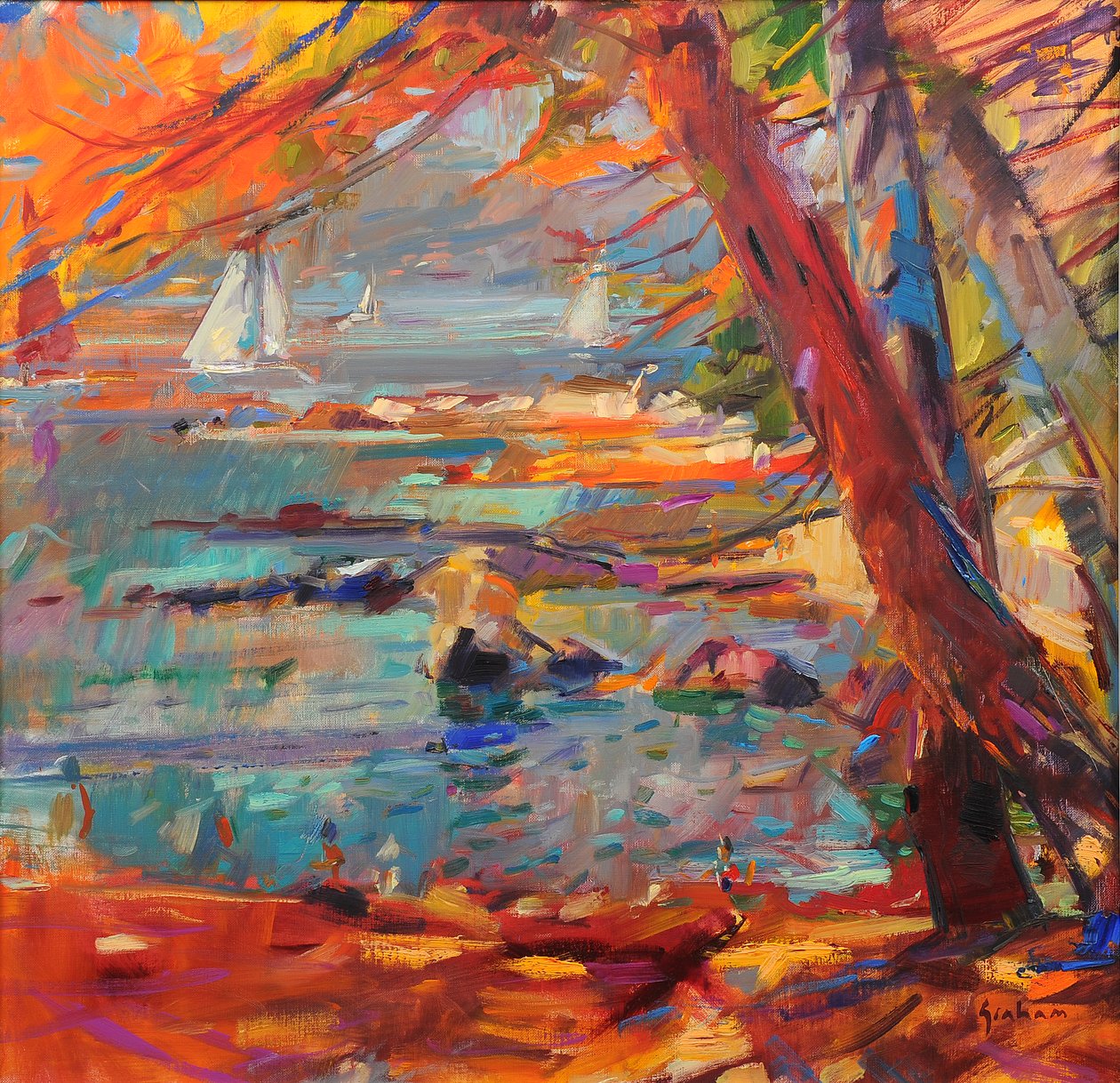 As Ilhas Lerins de Peter Graham (Contemporary)