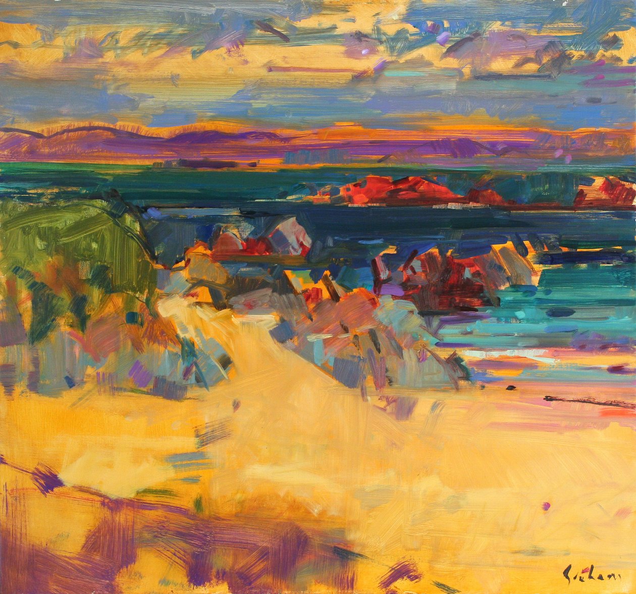 North End, Iona, 2012 de Peter Graham (Contemporary)