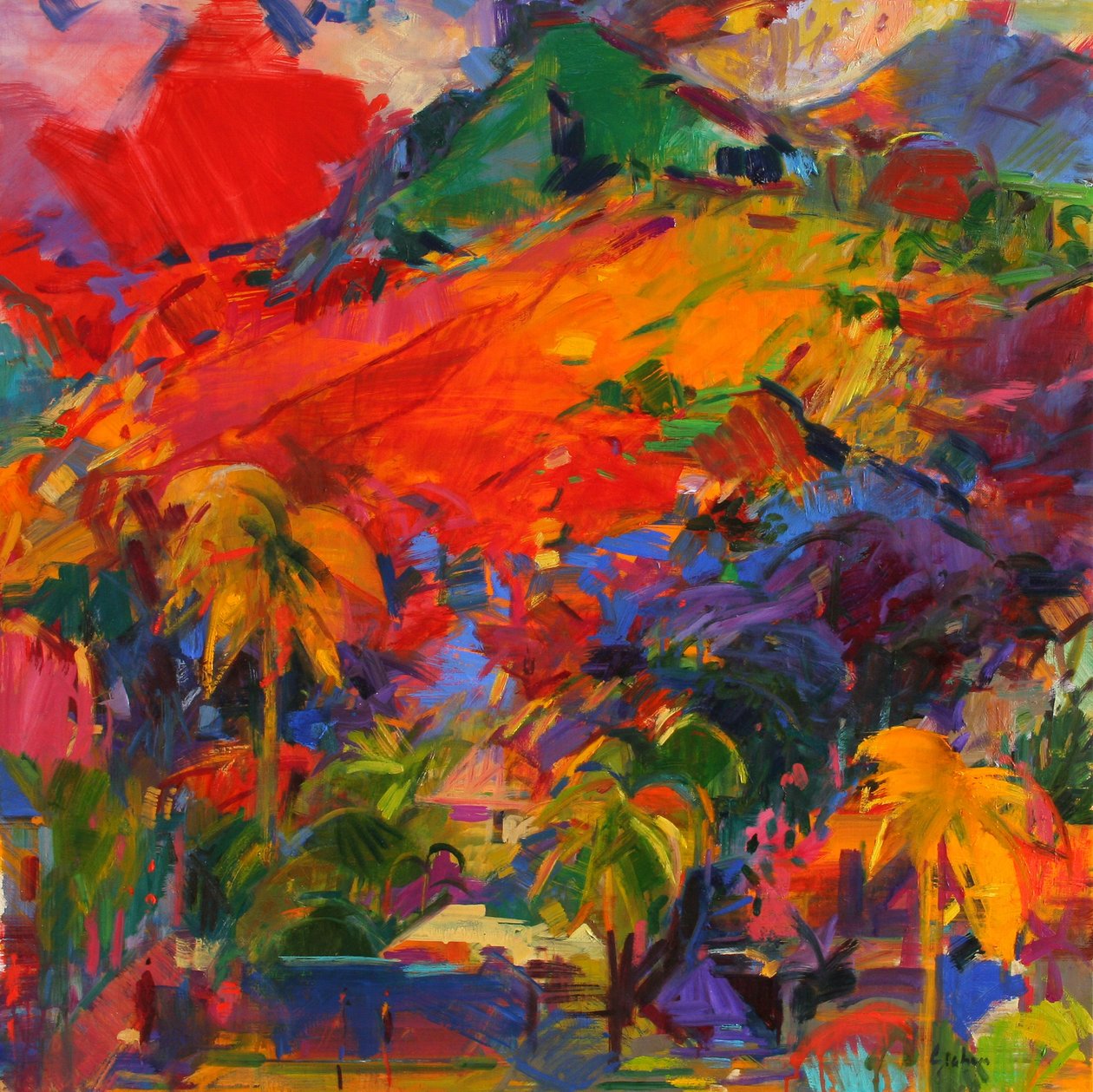 Paisagem Polinésia, 2011 de Peter Graham (Contemporary)