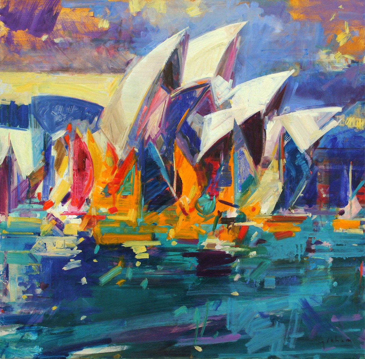 Cores de vôo de Sydney, 2012 de Peter Graham (Contemporary)