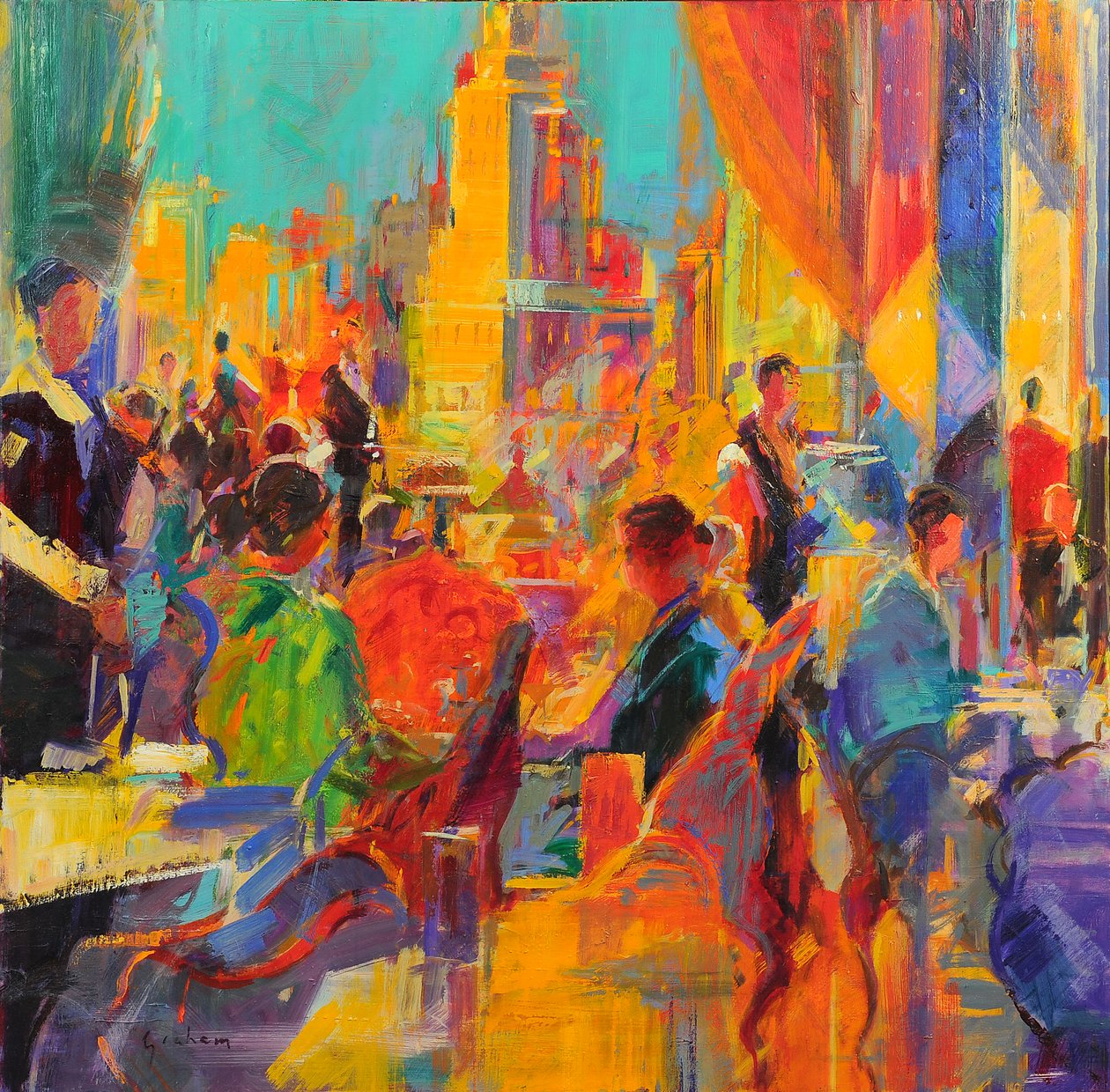 A pista do parque de Helmsley, New York de Peter Graham (Contemporary)