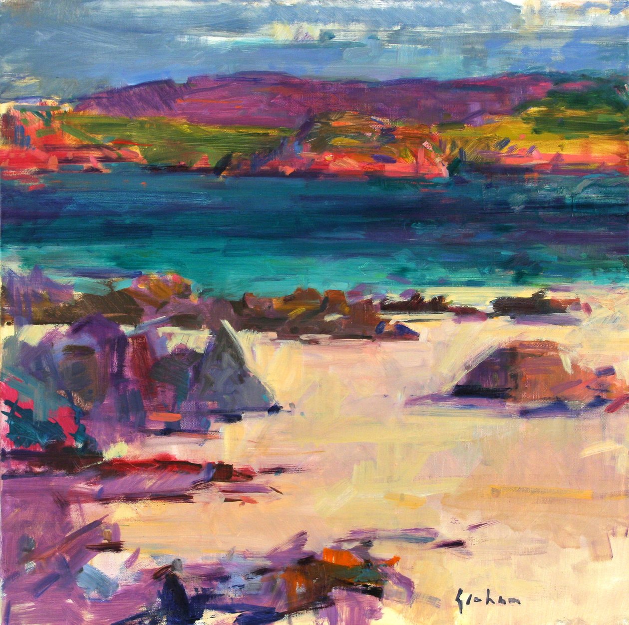 White Sands, Iona, 2011 de Peter Graham (Contemporary)