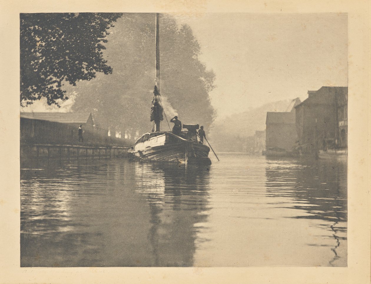 [Uma manhã enevoada em Norwich] de Peter Henry Emerson