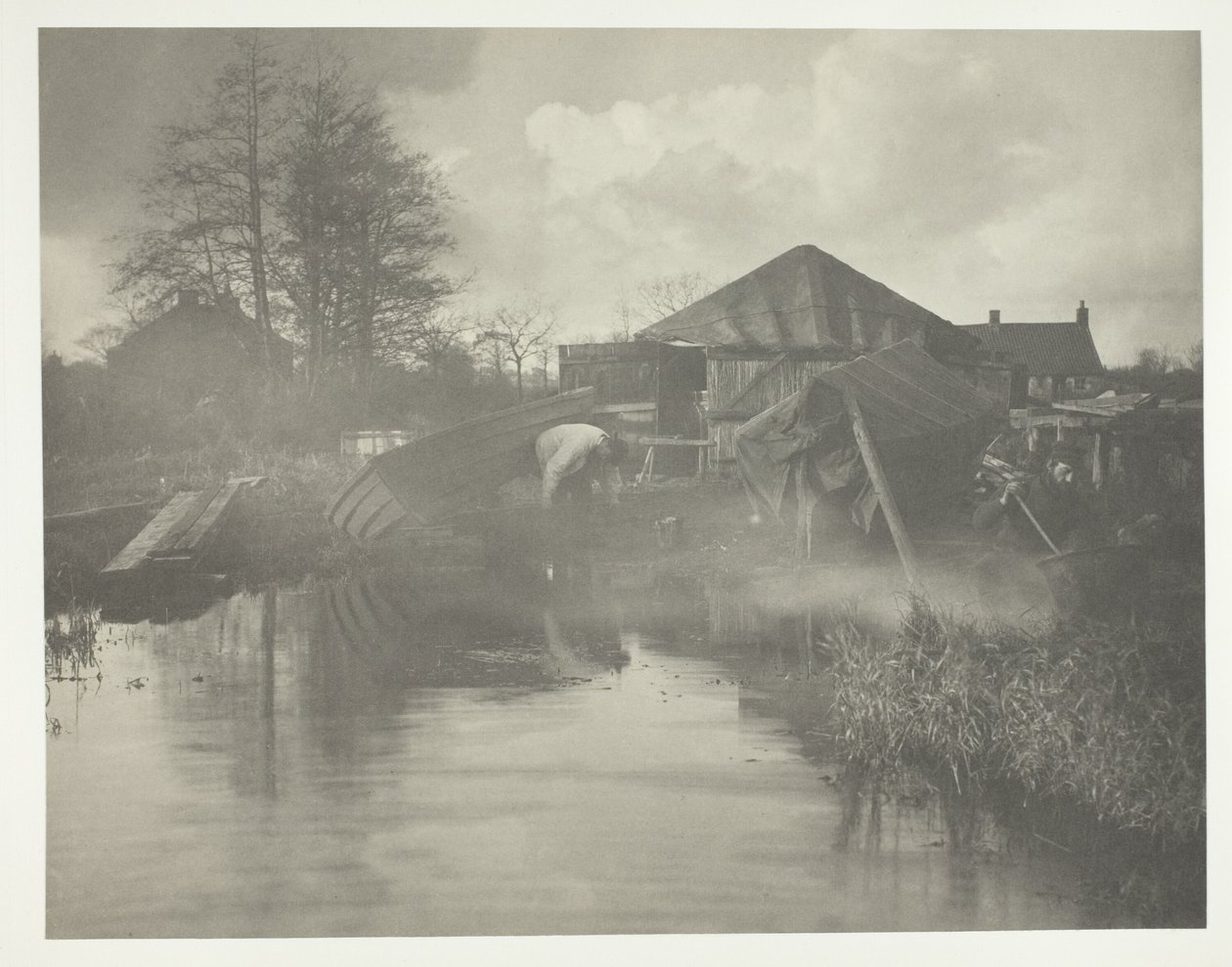 Um estaleiro de barcos de Norfolk de Peter Henry Emerson