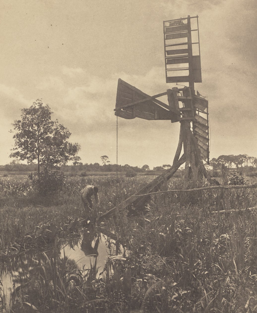 Um moinho de água em ruínas de Peter Henry Emerson