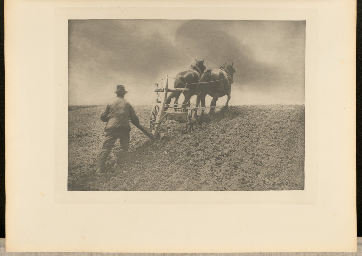 A Stiff Pull. [Suffolk.] de Peter Henry Emerson