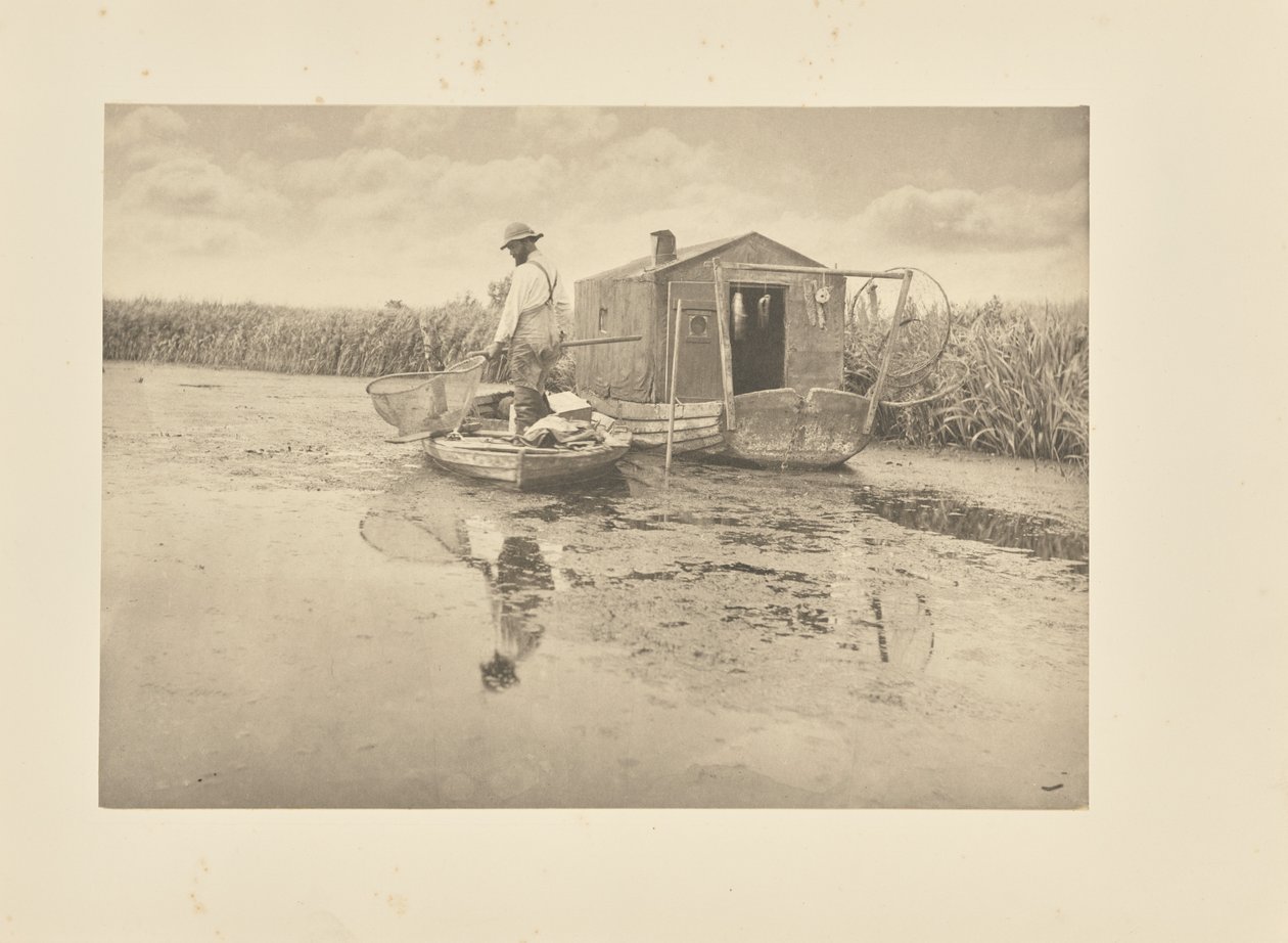 A casa de um caçador de enguias de Peter Henry Emerson