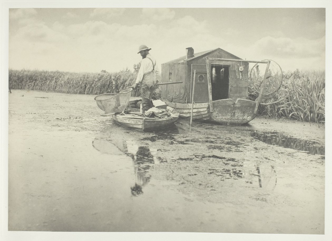 A casa de um caçador de enguias de Peter Henry Emerson