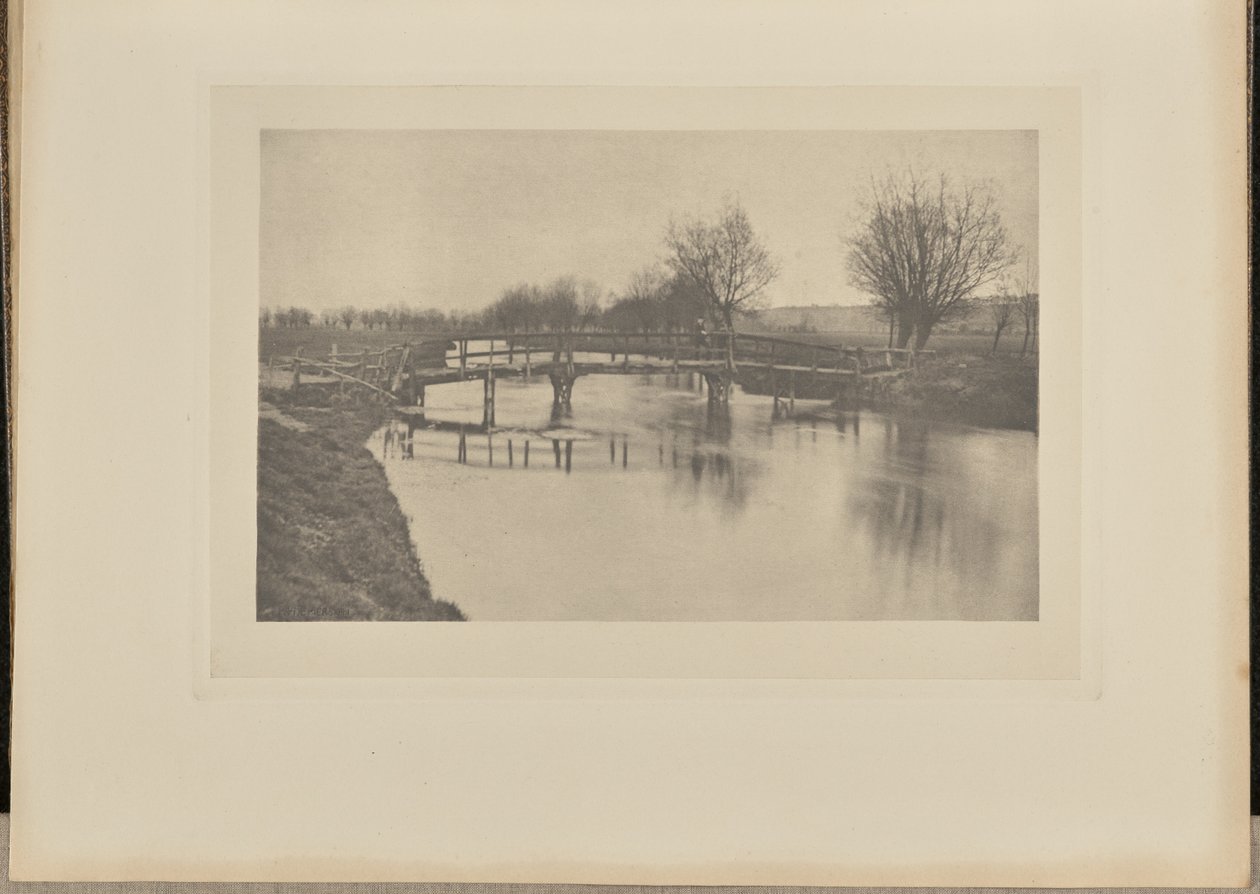 Passarela perto de Cheshunt de Peter Henry Emerson