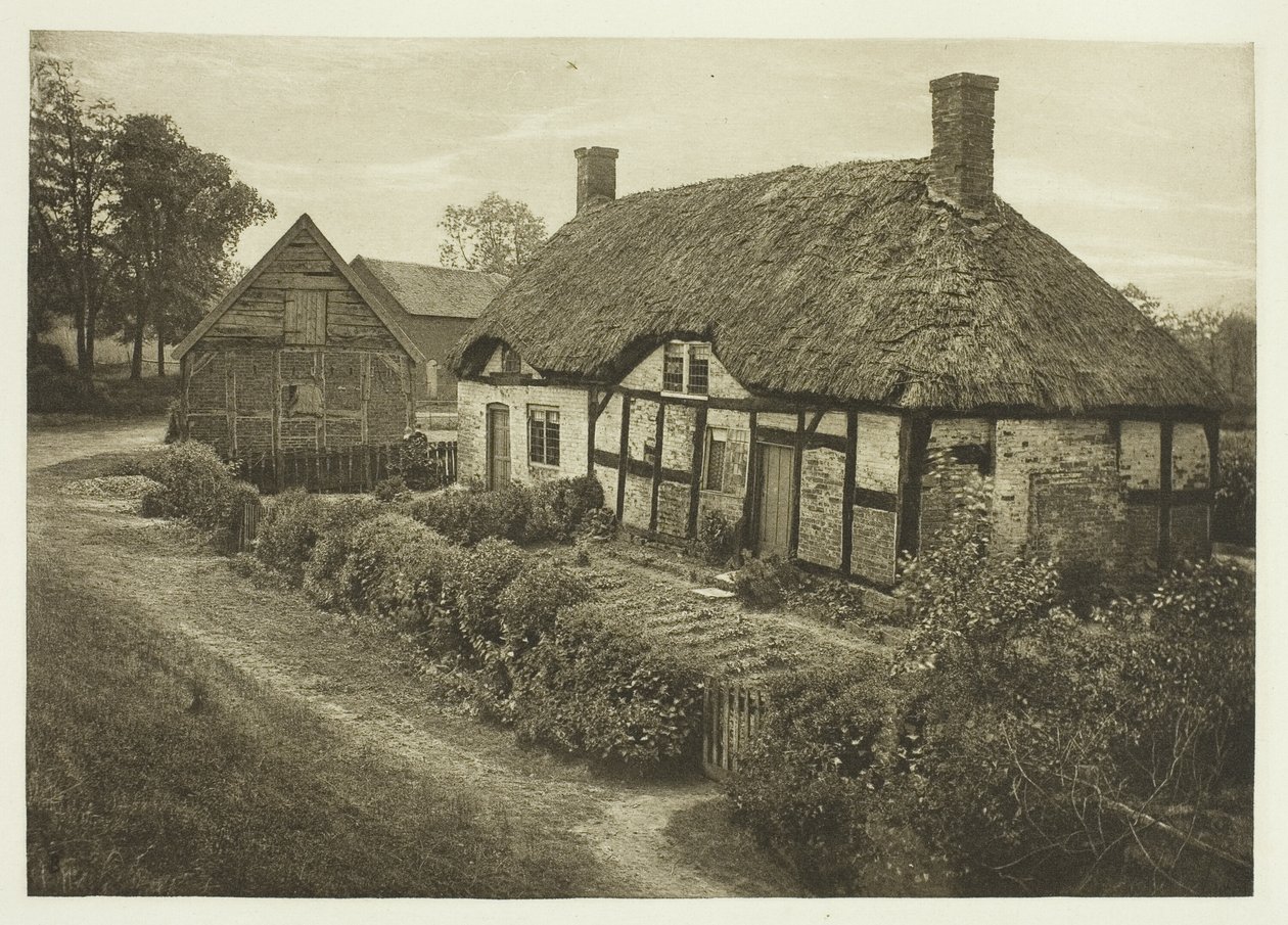 Casa de Izaak Walton em Shallowford, Staffordshire de Peter Henry Emerson