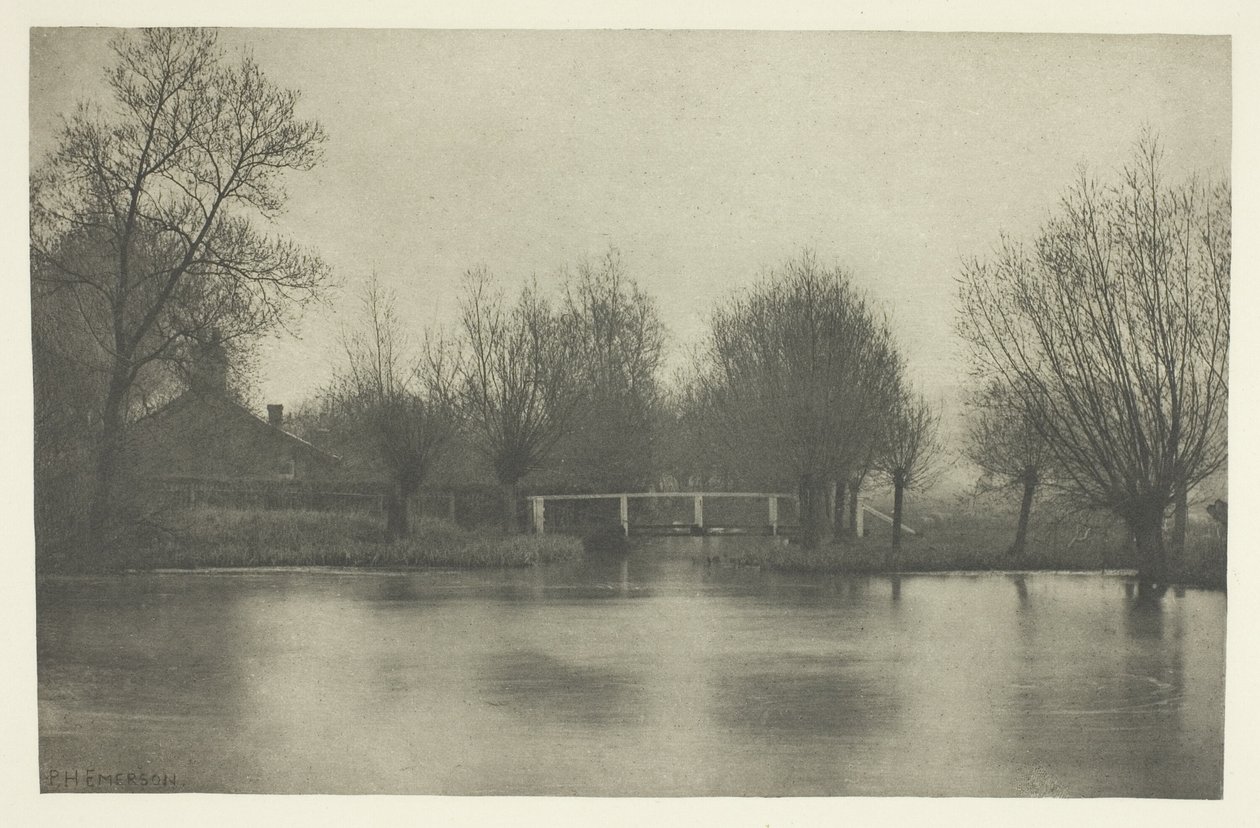 Boca do antigo rio Stort de Peter Henry Emerson