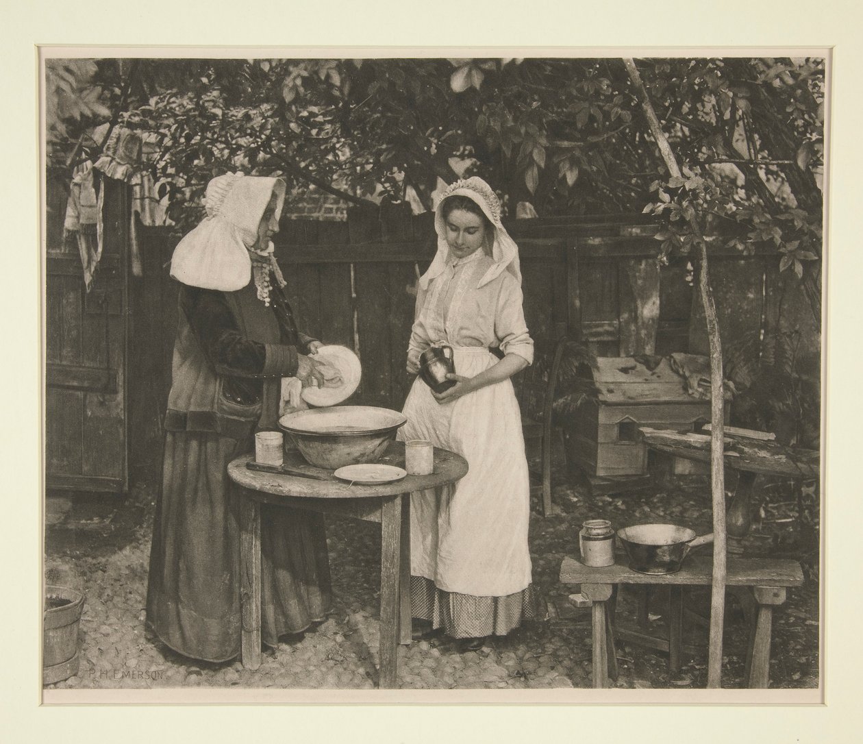 Sra. Peck e Mary Critten de Peter Henry Emerson
