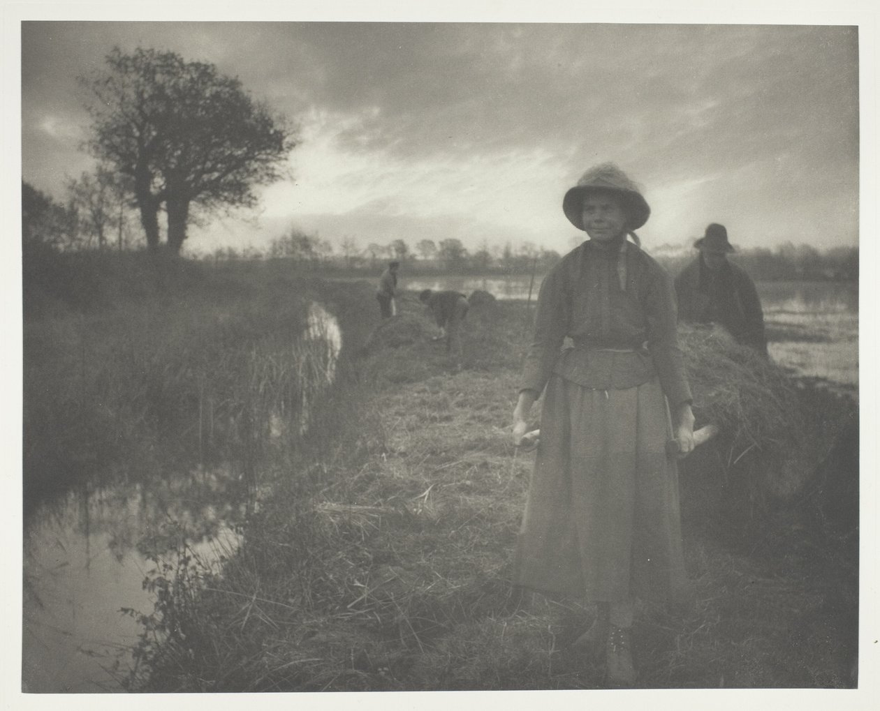 Poling o feno do pântano de Peter Henry Emerson