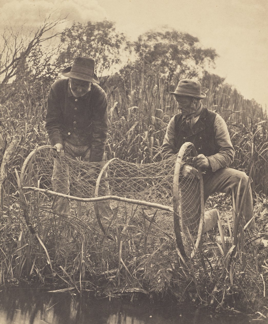 Montagem da rede em arco de Peter Henry Emerson