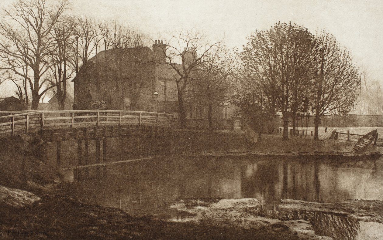 A estalagem do ferry, Tottenham de Peter Henry Emerson