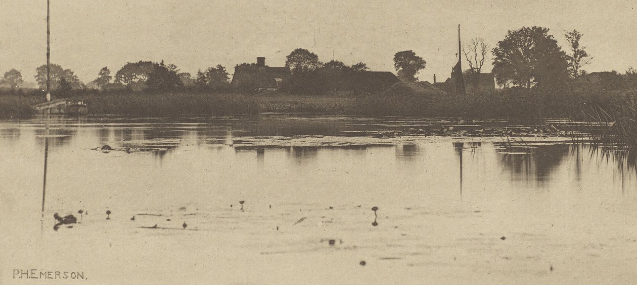 A orla do Mere | Peter Henry Emerson | Impressão de arte
