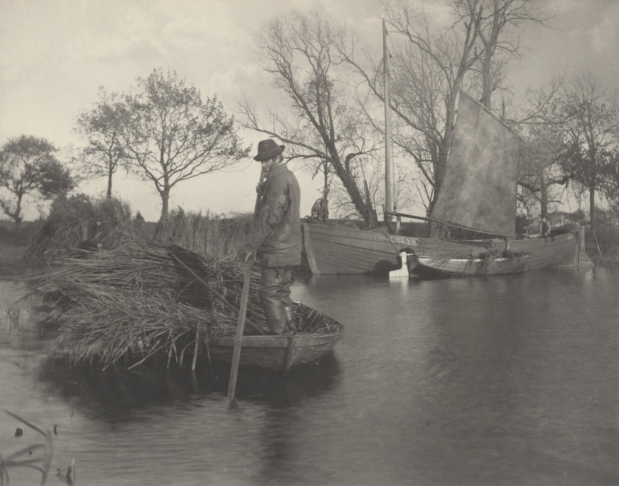 O regresso de Gladdon-Cutter, 1886 (foto) de Peter Henry Emerson
