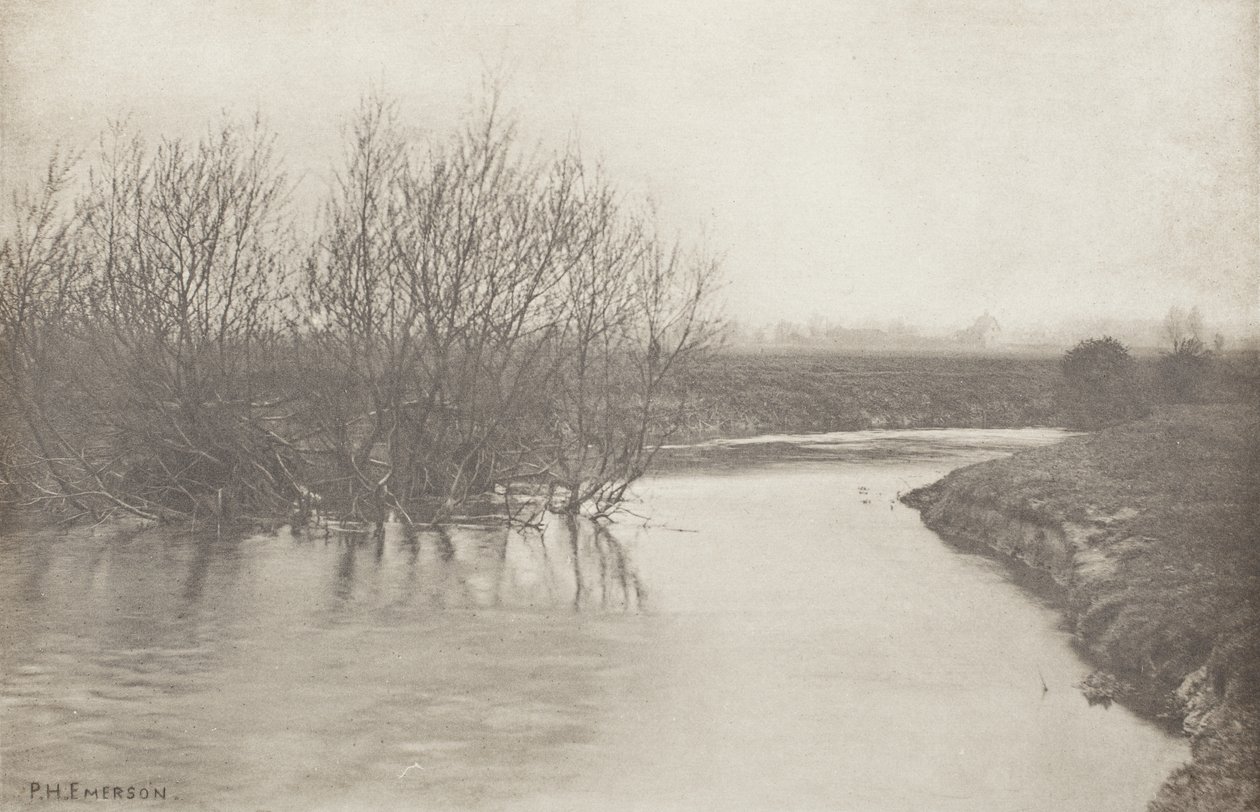 O Lea, perto de Tottenham de Peter Henry Emerson