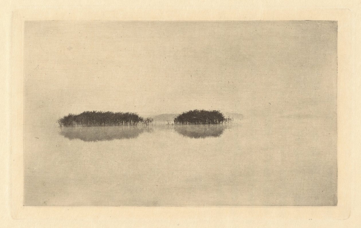A Lagoa Solitária, em ou antes de 1895 (foto) de Peter Henry Emerson