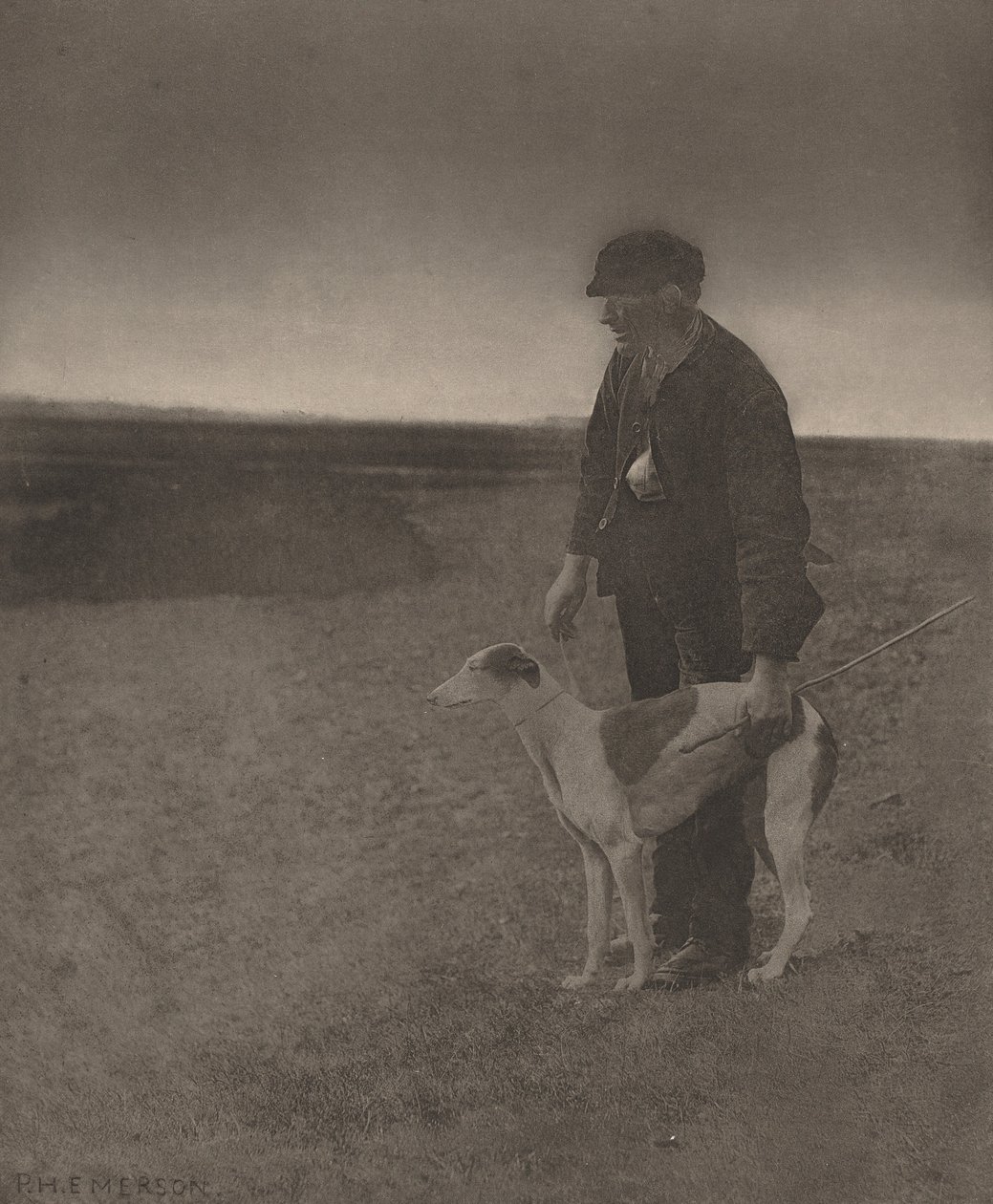 O caçador furtivo-uma lebre à vista de Peter Henry Emerson