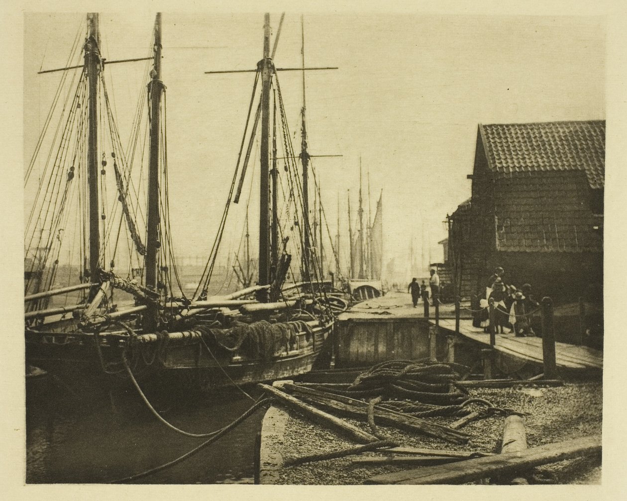O Cais na Hora do Jantar de Peter Henry Emerson