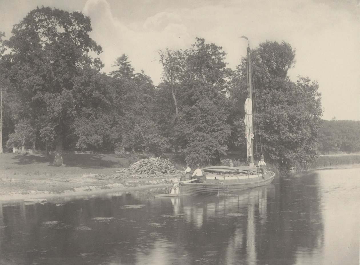O rio Bure em Coltishall, 1886 (foto) de Peter Henry Emerson
