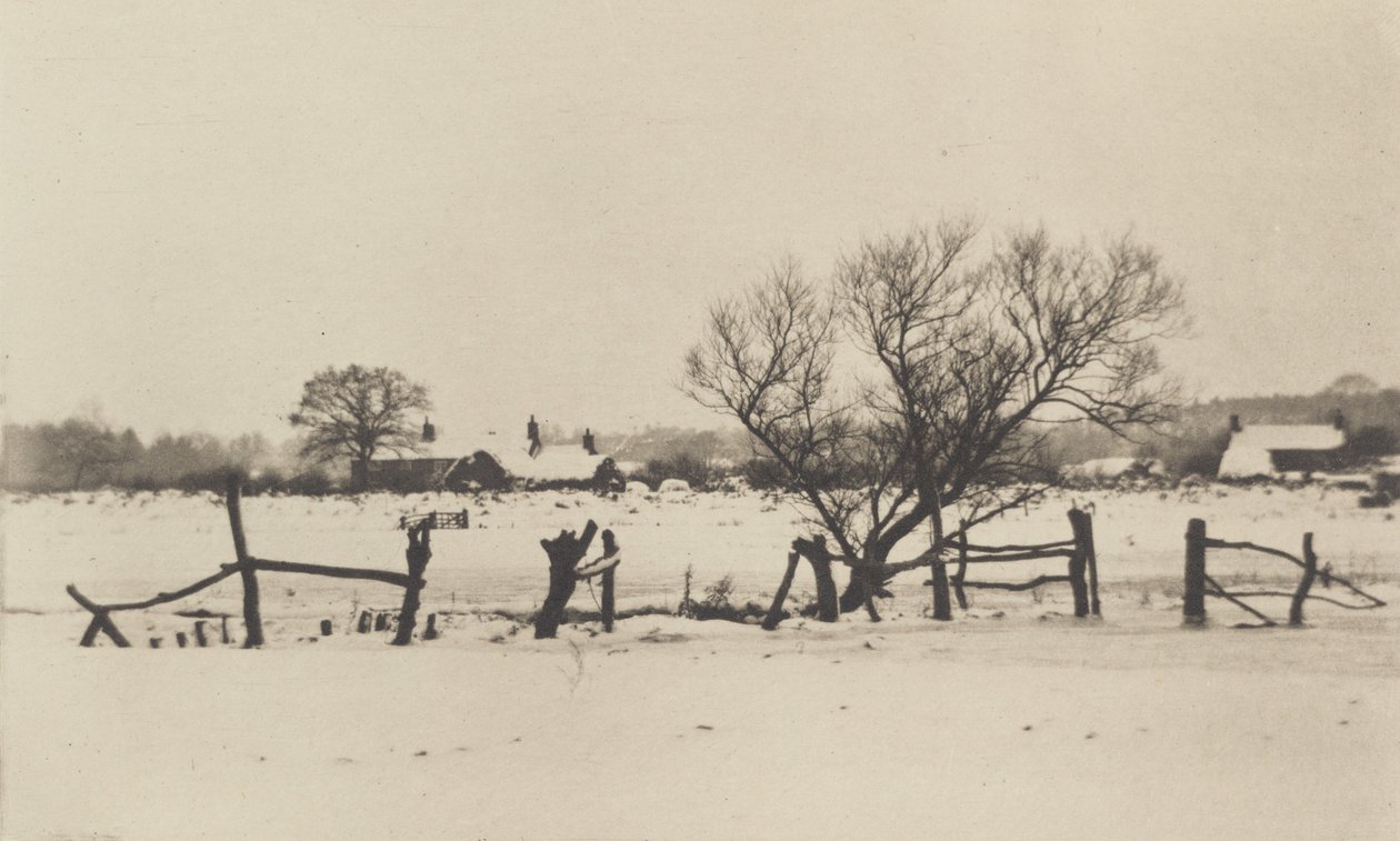 Os pântanos nevados de Peter Henry Emerson