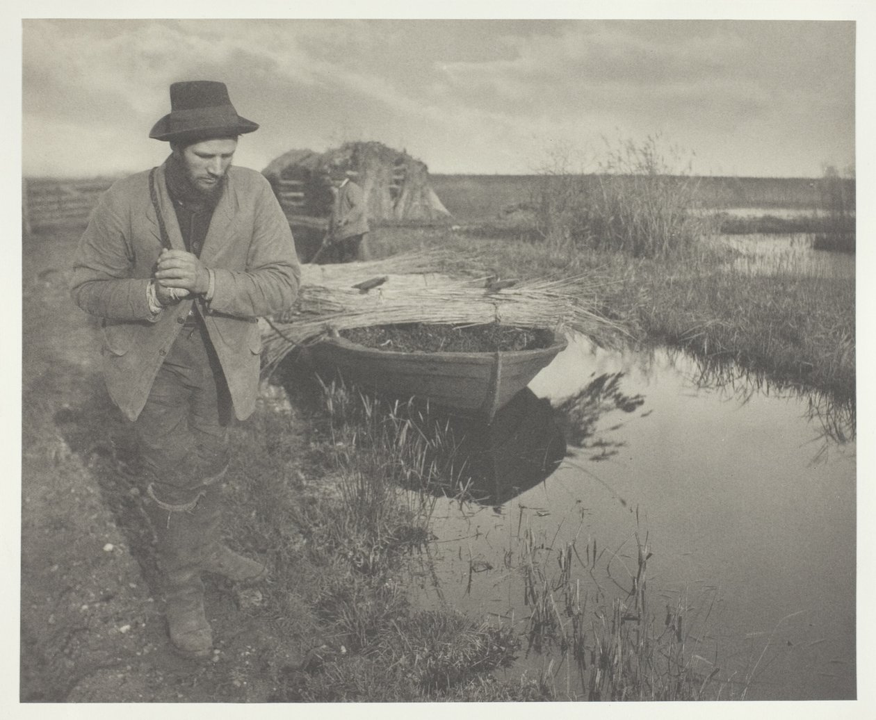Rebocando a cana de Peter Henry Emerson