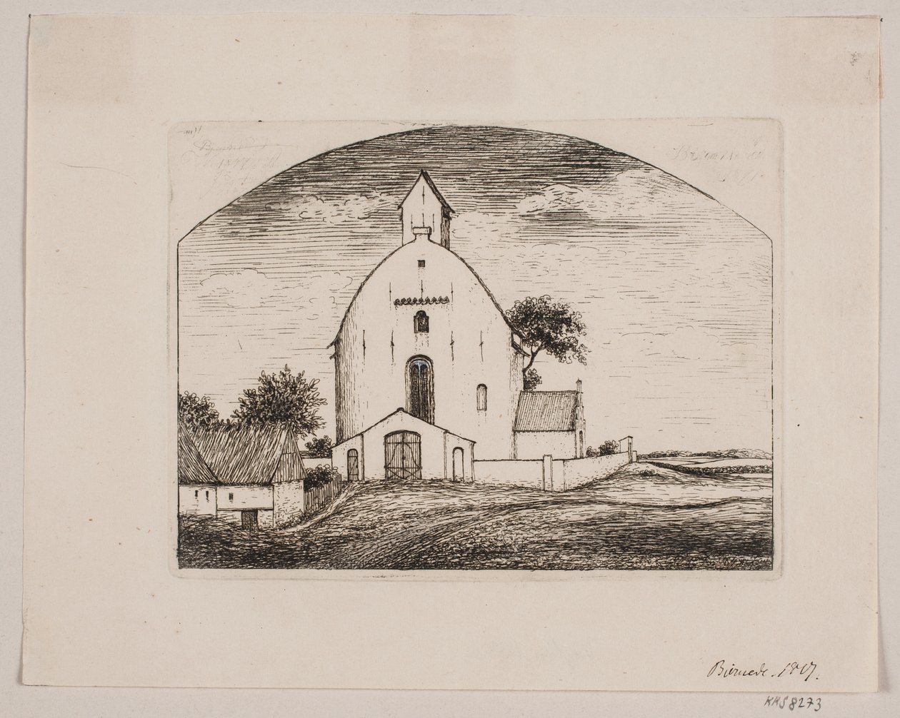igreja de Bjernede de Peter Herman Rasmussen