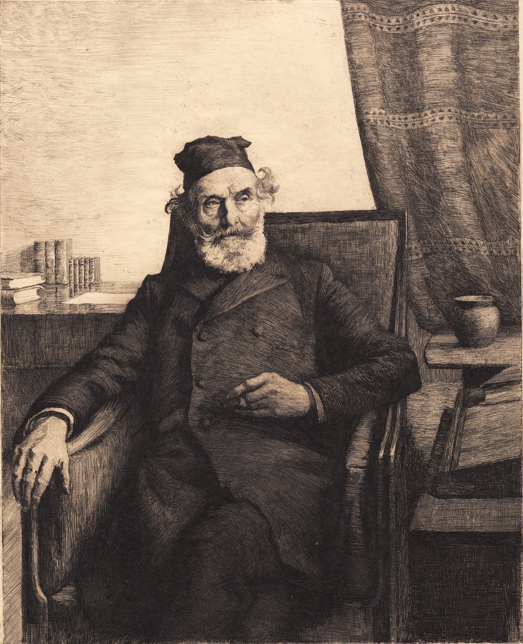O pai do artista, Jens Peter Ilsted de Peter Vilhelm Ilsted