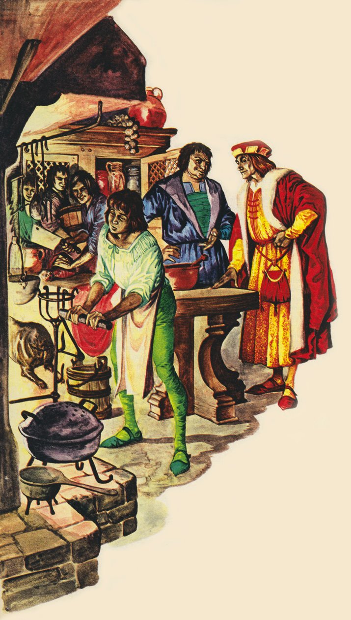 Lambert Simnel (litografia a cores) de Peter Jackson