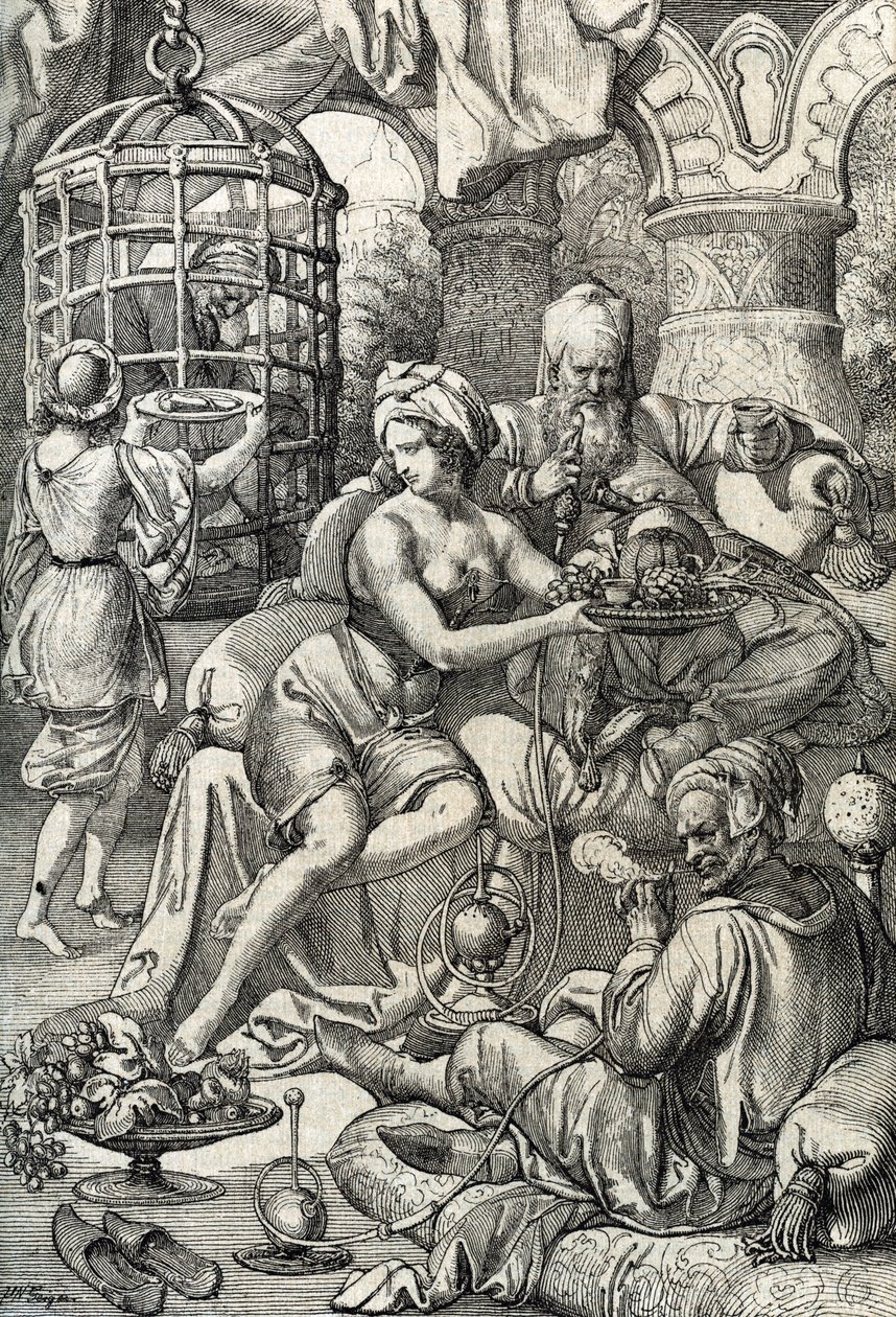 Sultão Bayezid I (ou Bajazet de Peter Johann Nepomuck Geiger