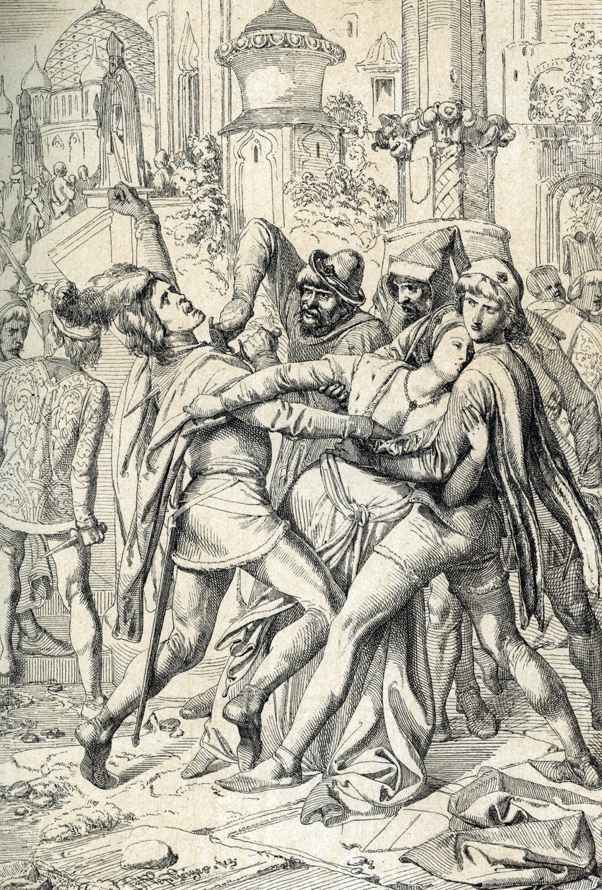 As vésperas sicilianas (Vespri siciliani) revolta popular da ilha da Sicília contra o domínio feodal do rei francês Carlos de Anjou, que ocorreu em Palermo e Corleone, 31/03/1282, terça-feira de Páscoa - (Vésperas sicilianas, rebelião bem sucedida em de Peter Johann Nepomuck Geiger