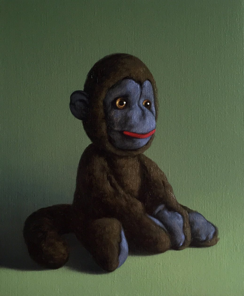Macaco Marrom no Verde, 2016 de Peter Jones