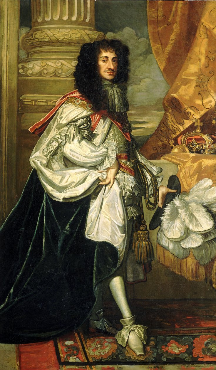 Carlos II (1630-1685), c.1670 (óleo sobre tela) de Peter Lely