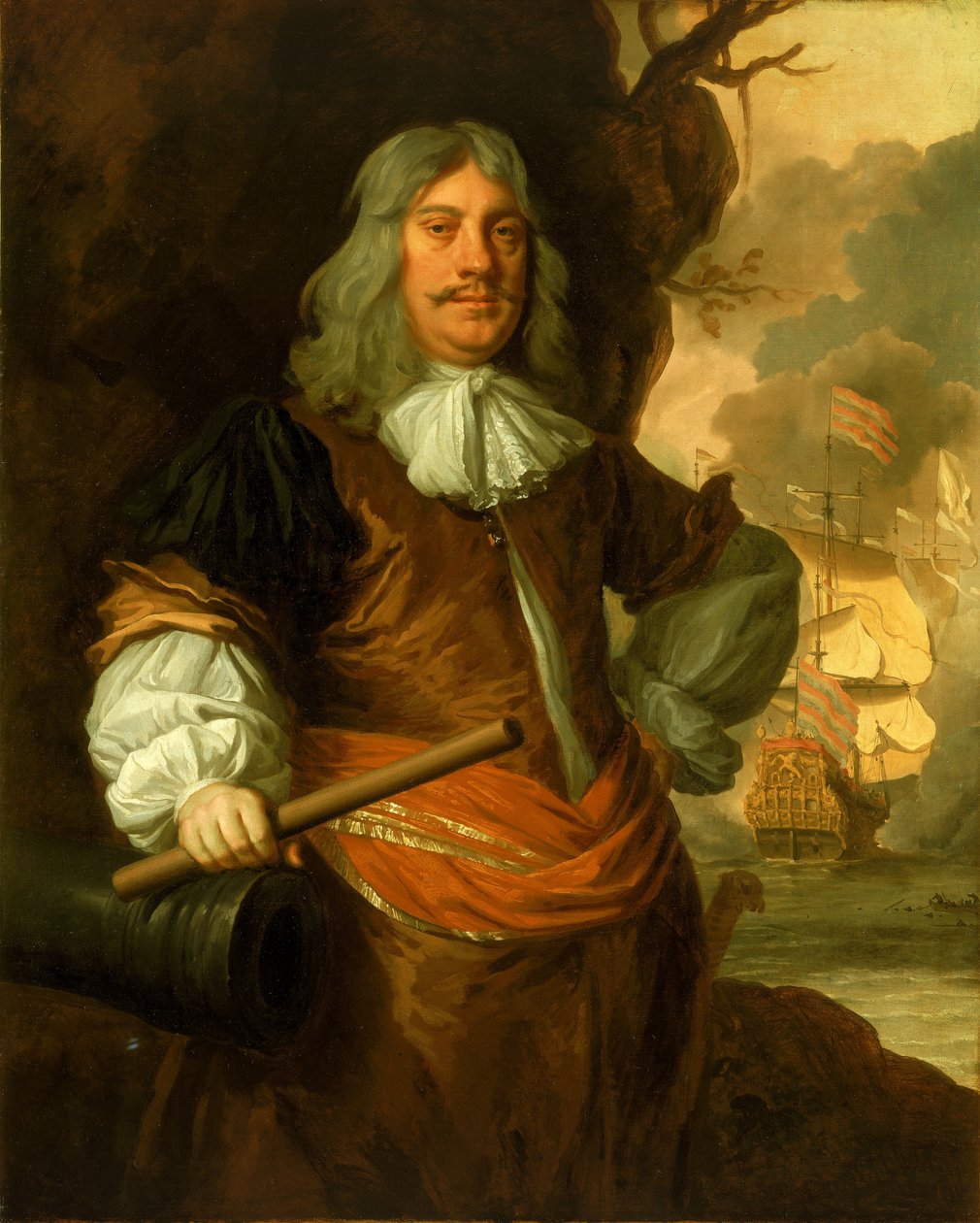 Cornelis van Tromp (1629-1691), c.1675 (óleo sobre tela) de Peter Lely