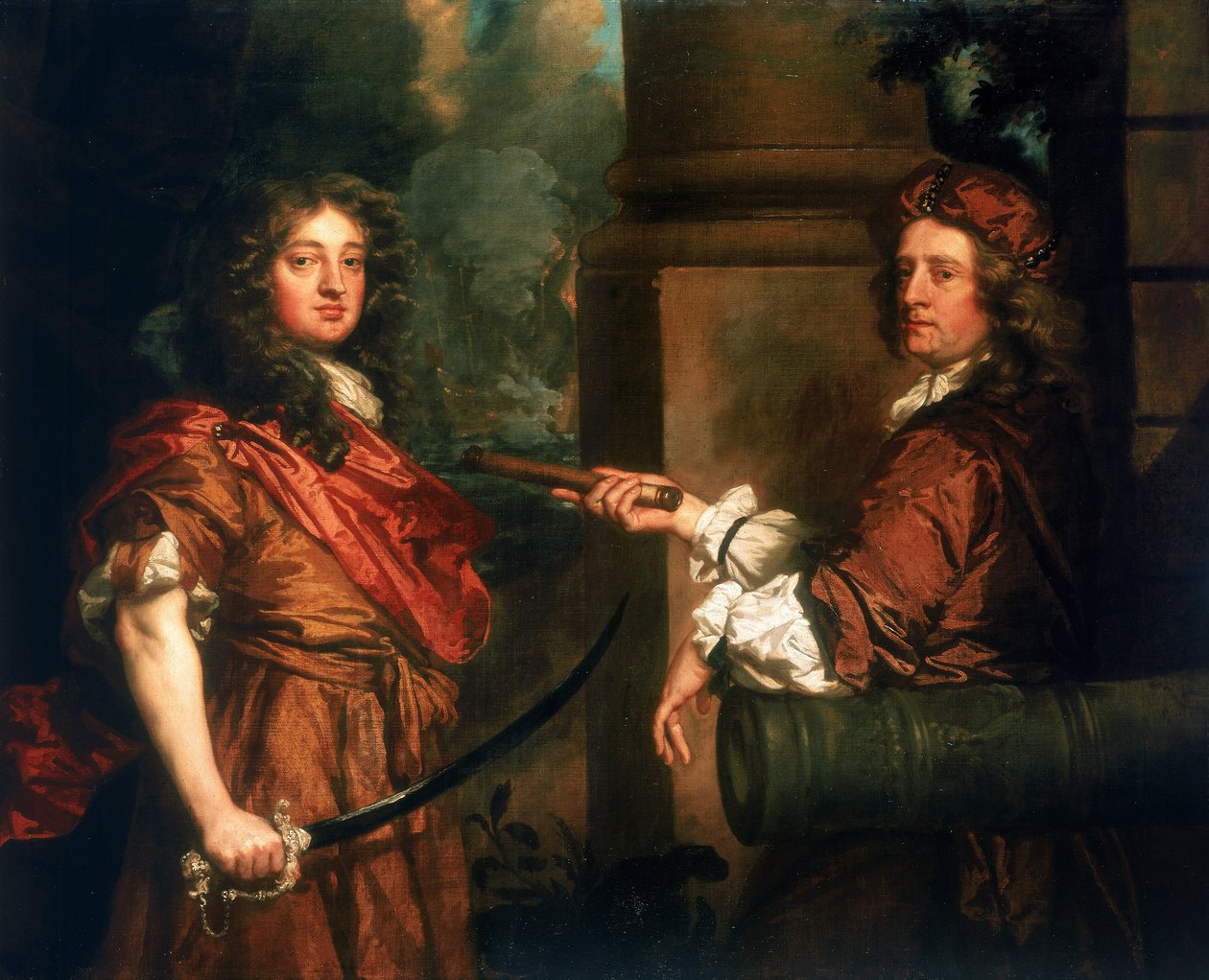 Retrato duplo de Sir Frescheville Holles de Peter Lely