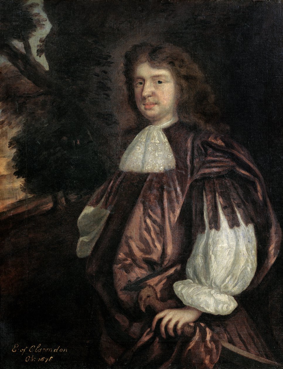 Edward Hyde, conde de Clarendon, c.1667 de Peter Lely