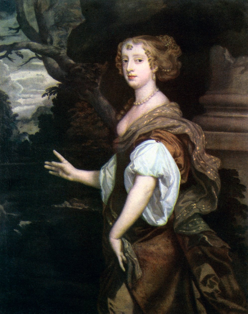 Elizabeth Wriothesley, condessa de Northumberland, c1670s de Peter Lely