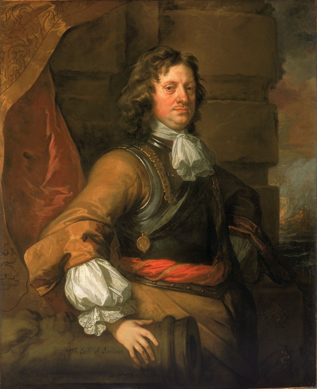 Bandeirantes de Lowestoft: Edward Montagu de Peter Lely