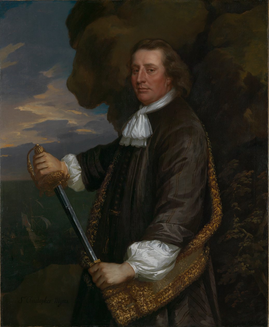 Bandeirantes de Lowestoft: Vice-Almirante Sir Christopher Myngs de Peter Lely