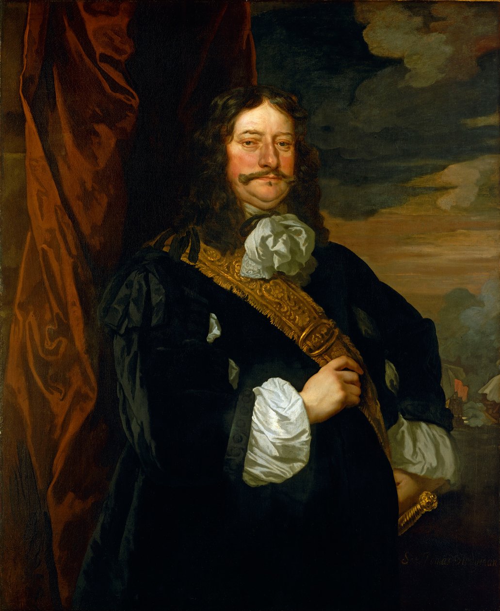 Bandeirantes de Lowestoft: Vice-almirante Sir Thomas Teddeman (1620-1668) de Peter Lely