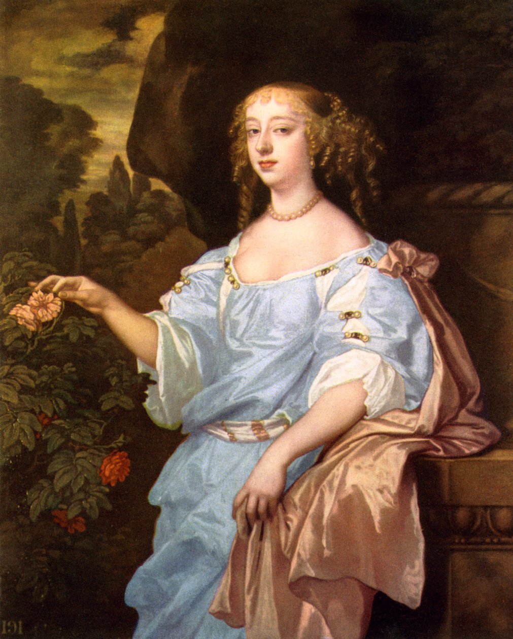 Henrietta Boyle, condessa de Rochester, c1660s. de Peter Lely